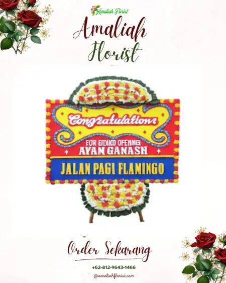 Sewa Papan Bunga Sei Lais