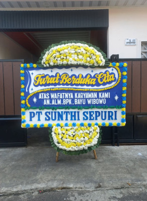 Papan Bunga Duka di Sei Lais