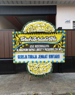 Papan Bunga Duka di Sei Lais