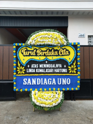 Papan Bunga Duka di Sei Lais